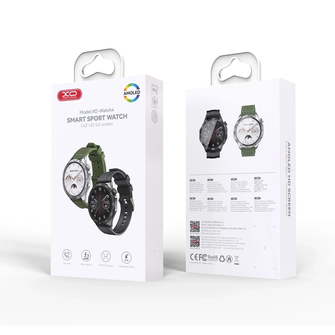 XO -Watch4 AMOLED Smart Sports Call Watch thumbnail 4