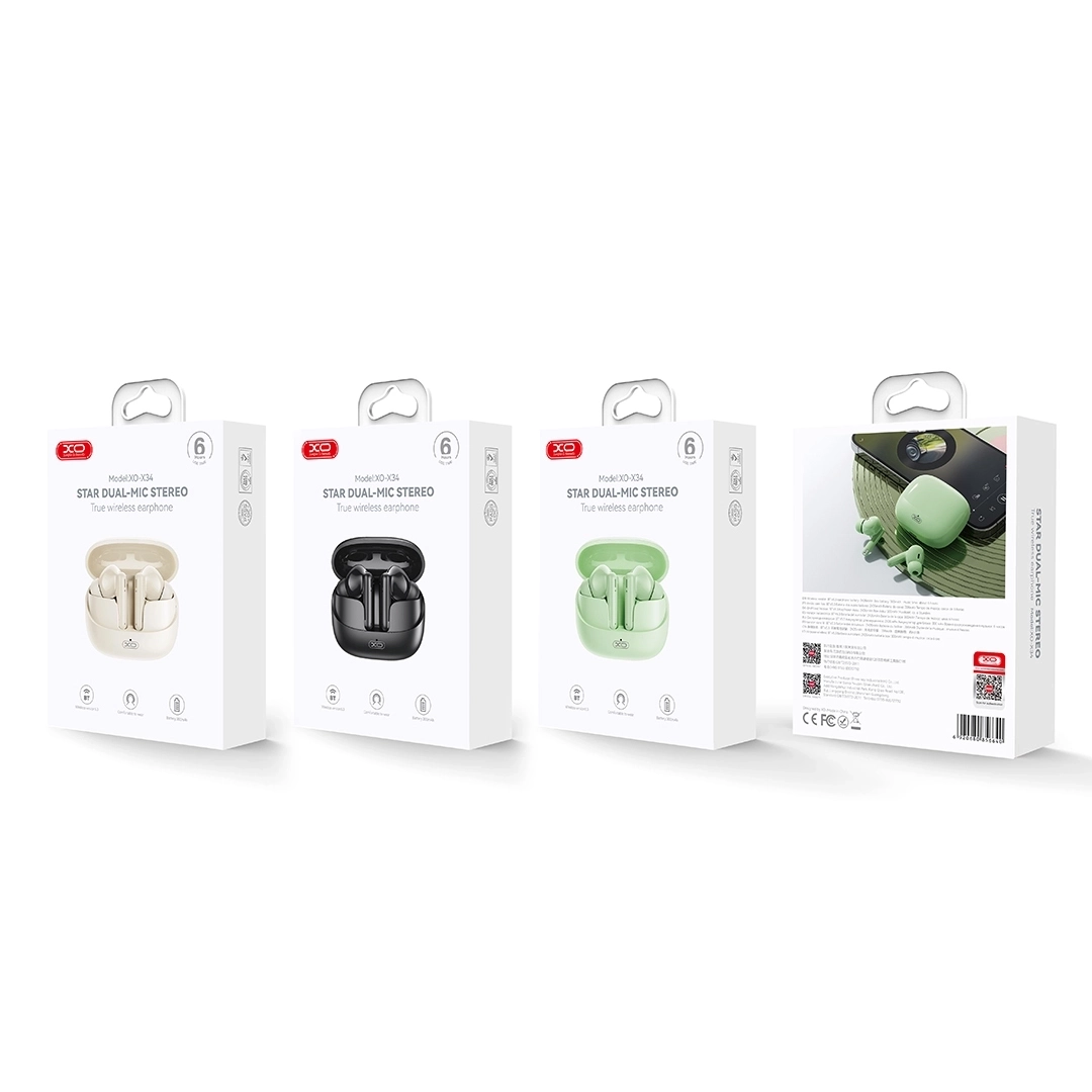 XO-X34 Starry Sky Flip TWS Bluetooth Earbuds thumbnail 5